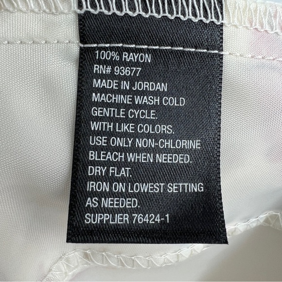 NEW WORTHINGTON Sasha Floral High Waist Wide Leg Pants Multicolor Stretch - Picture 10 of 14